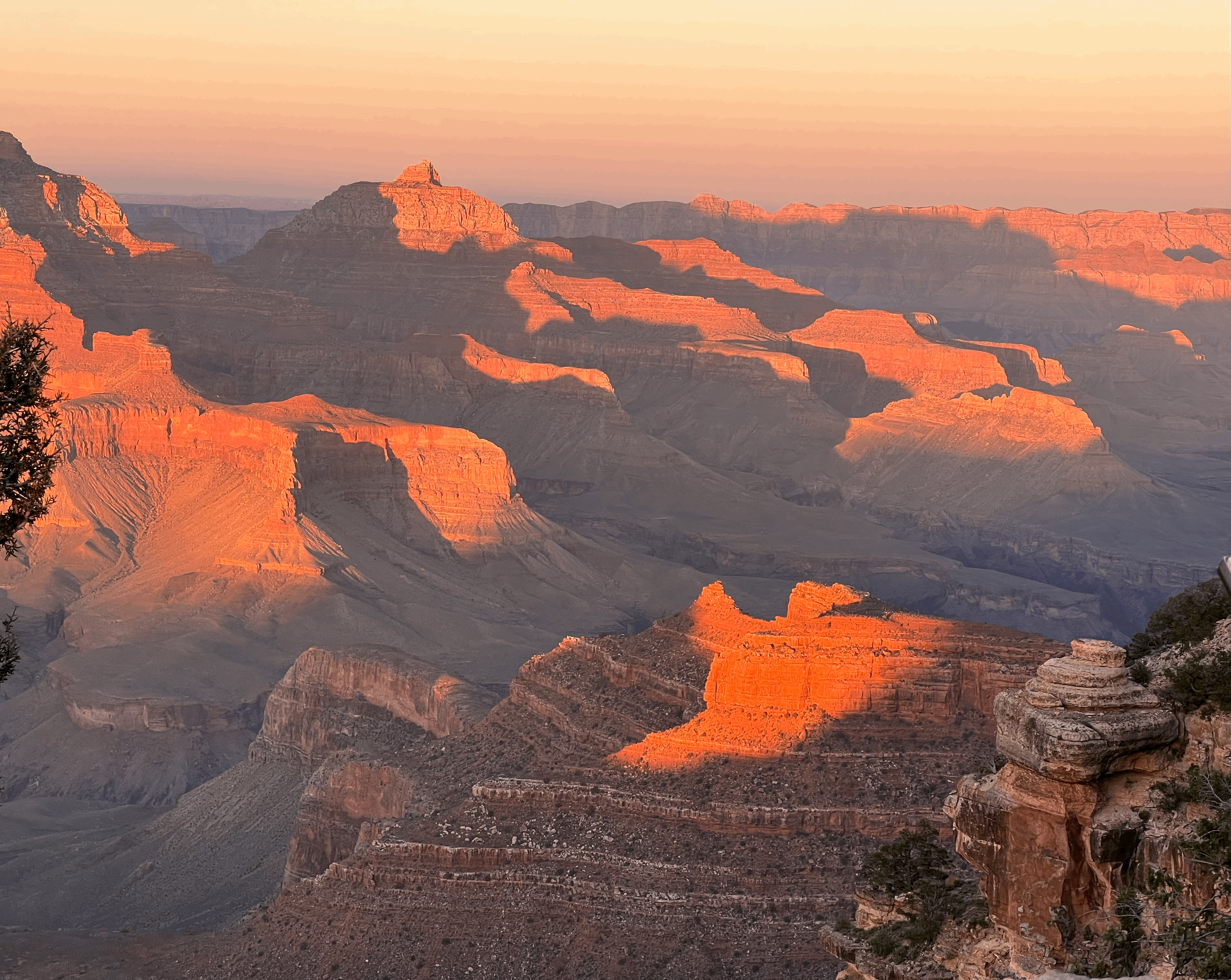 Grand Canyon Yaka Point Sunset