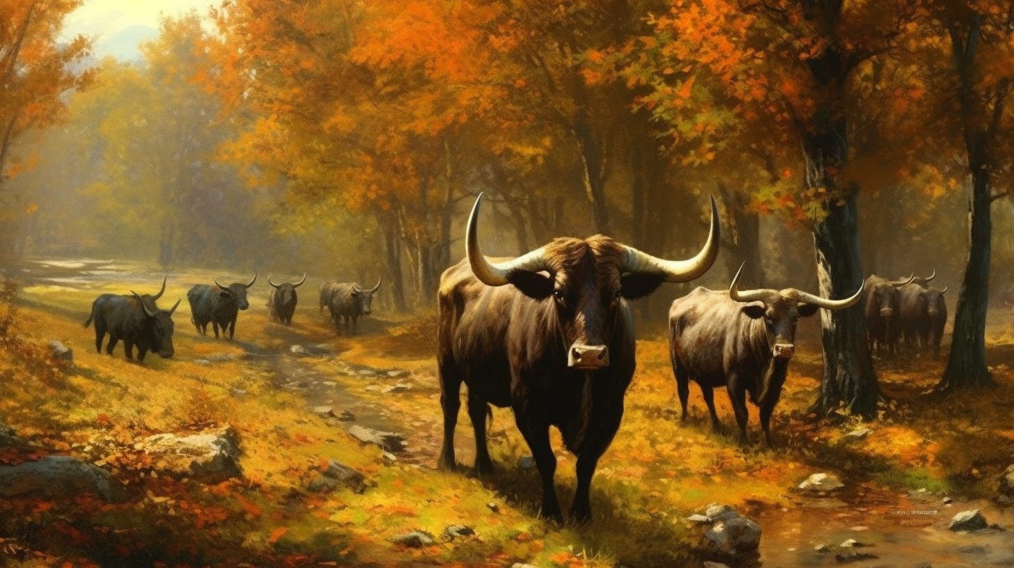 3550_Aurochs_herd_at_autumn_landscape_photorealistic_65dd9299-ea61-4be5-ab25-53285499ce3a-2.png